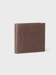 Коричневый кожаный бумажник для карточек Osprey London The Compass - Image 3 of 5
