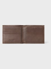 Коричневый кожаный бумажник для карточек Osprey London The Compass - Image 4 of 5