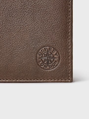 Коричневый кожаный бумажник для карточек Osprey London The Compass - Image 5 of 5