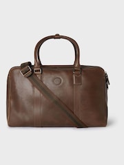 Osprey London The Compass Leather Weekender Brown Bag - Image 1 of 7