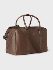 Osprey London The Compass Leather Weekender Brown Bag - Image 3 of 7