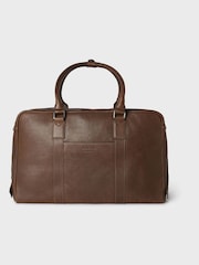 Osprey London The Compass Leather Weekender Brown Bag - Image 4 of 7