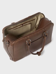 Osprey London The Compass Leather Weekender Brown Bag - Image 5 of 7