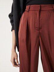 Hush Brown Melanie Satin Trousers - Image 4 of 5