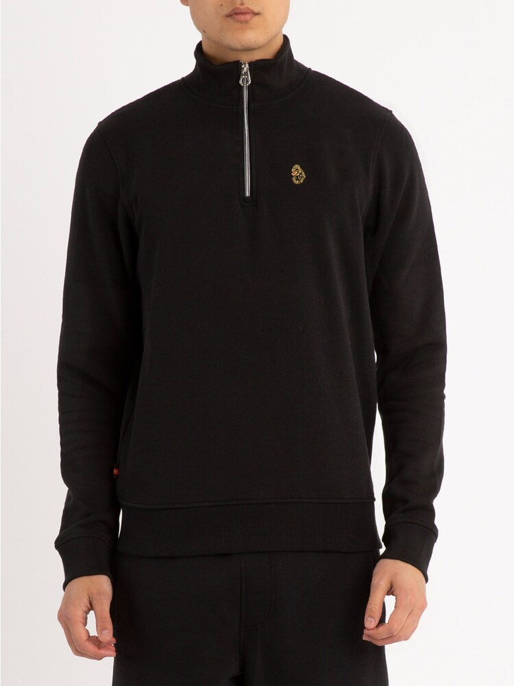 Luke 1977 Sydney Black Sweat Top - Image 1 of 5