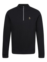 Luke 1977 Sydney Black Sweat Top - Image 4 of 5