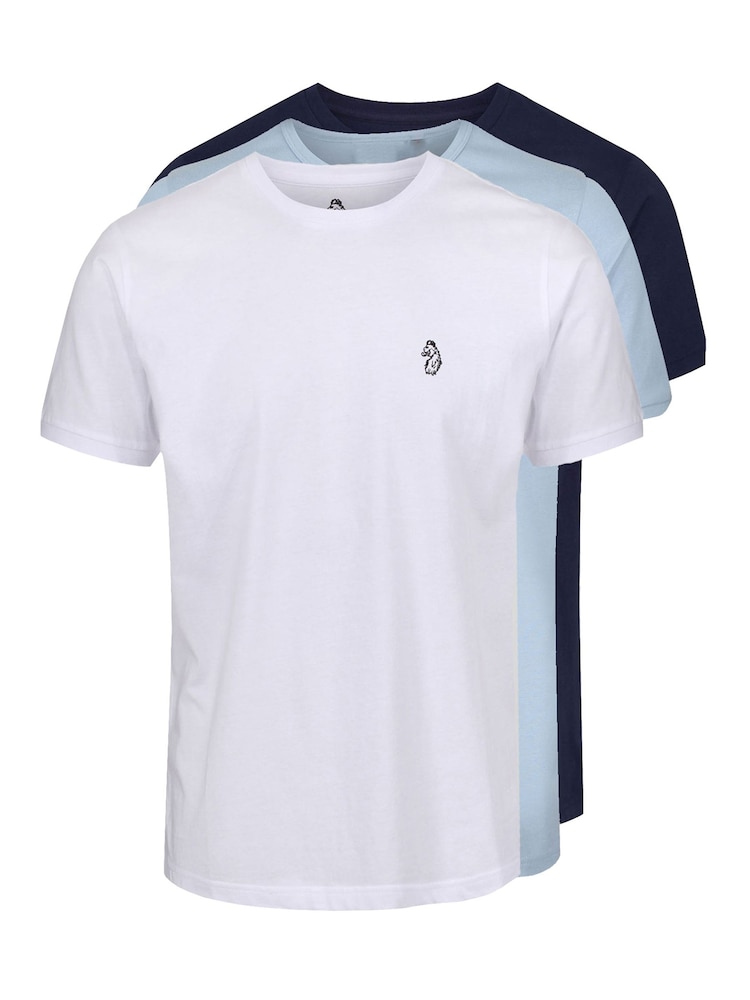 Luke 1977 Johnys 100% Cotton T-Shirts 3 Pack - Image 1 of 4