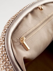 Silver Raffia Clutch Bag - Image 8 of 9
