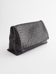 Schwarz - Gewebte Clutch - Bild 4 von 9