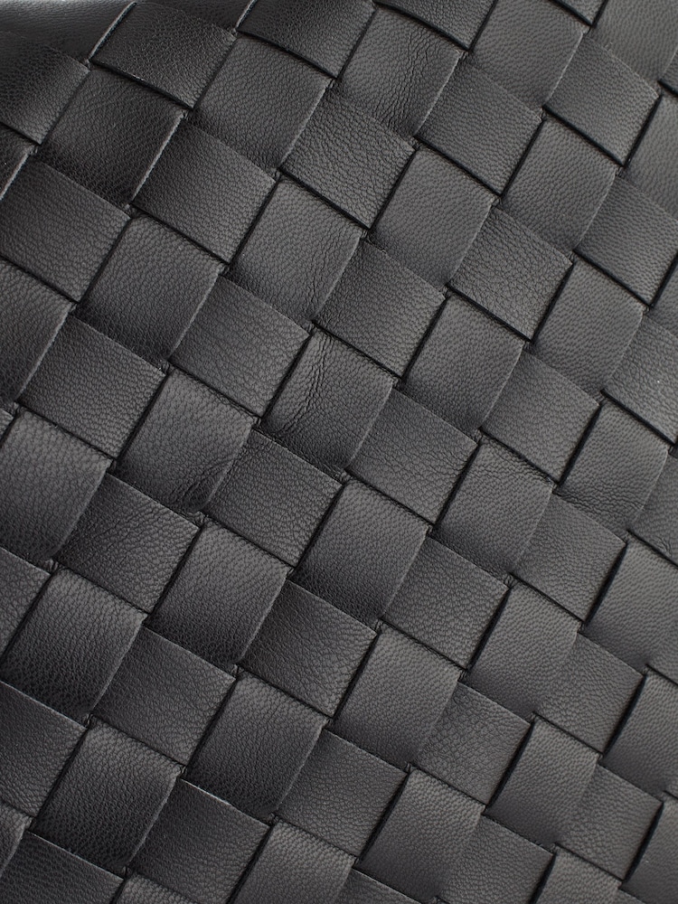 Schwarz - Gewebte Clutch - Bild 9 von 9 Schwarz - Gewebte Clutch - Bild 9 von 9