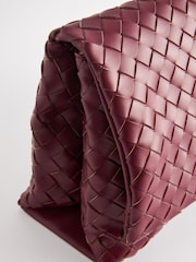 Red Weave Clutch Bag - Image 9 of 10