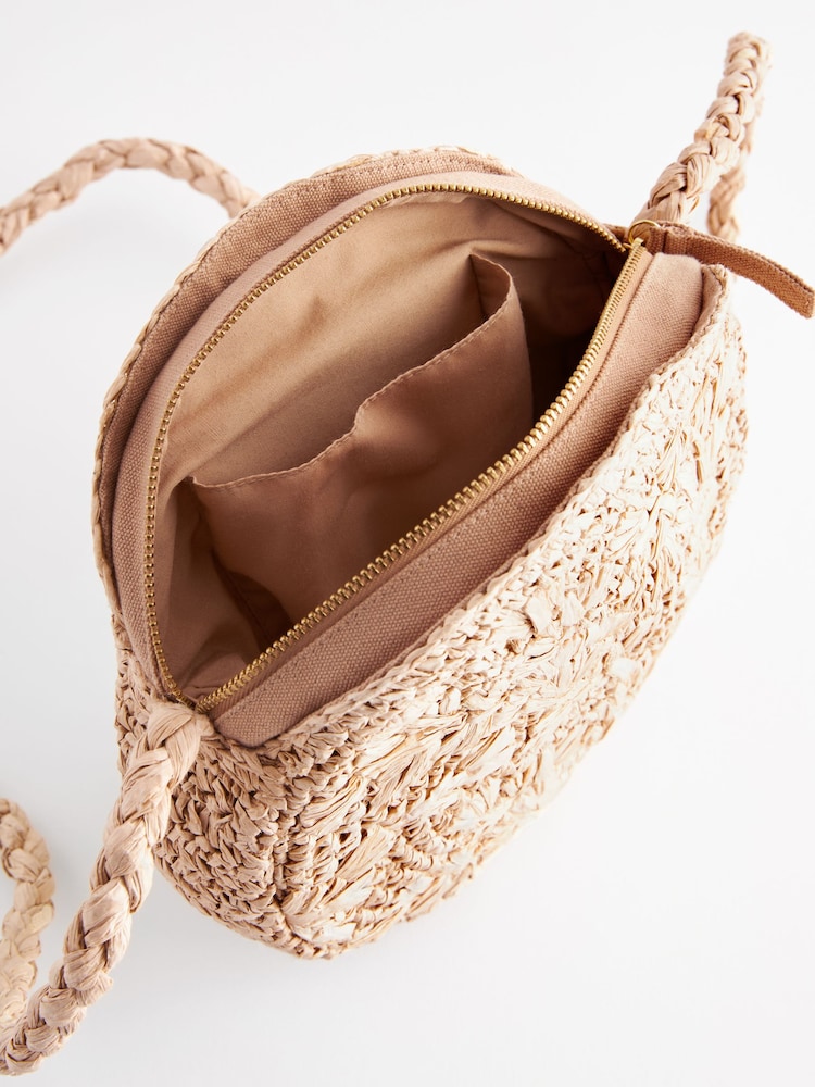 Natural - Bolso bandolera circular de rafia - Imagen 10 de 10 Natural - Bolso bandolera circular de rafia - Imagen 10 de 10