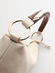 Bone Leather Craft Handheld Bag - Image 8 of 9
