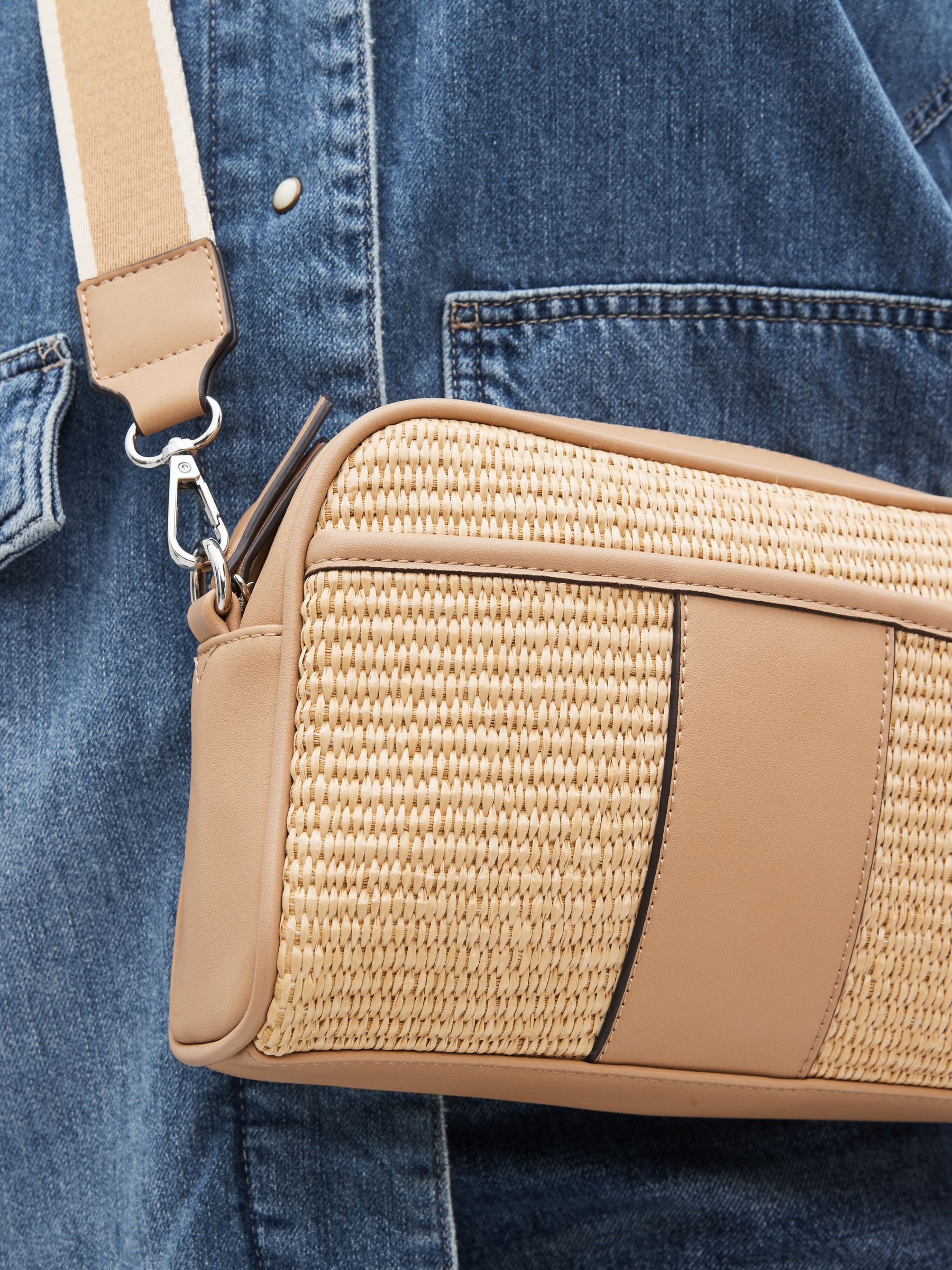 Buy Natural Raffia Camera Bag from Next Germany