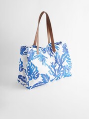 Print Beach 100% Cotton Bag - Image 5 of 8