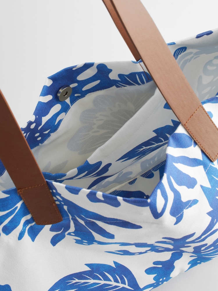 Print Beach 100% Cotton Bag - Image 8 of 8