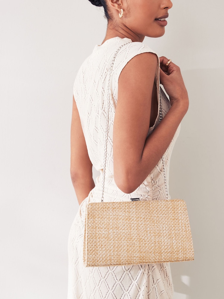 Gold Raffia Clutch Bag - Image 2 of 10