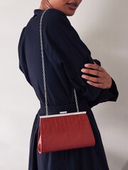 Red Snap Clutch - Image 2 of 12