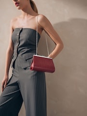 Red Snap Clutch - Image 5 of 12