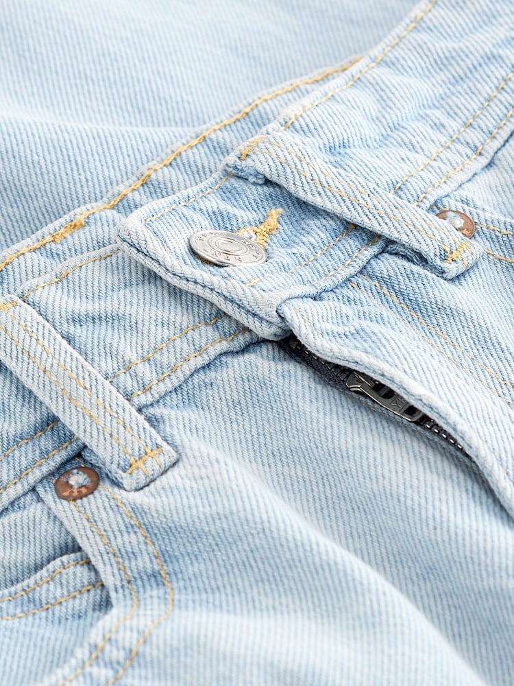 Bleach Rip 100% Cotton Column Mom Jeans - Image 6 of 6