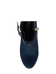 Lotus Blue Zip-Up Heeled Shoes Boots - Image 4 of 4
