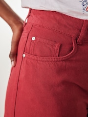 Red Wide Leg Jeans - Image 4 of 6