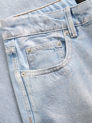 Metallic 100% Cotton Straight Leg Jeans - Image 6 of 7