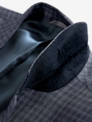 Purple Slim Fit Signature Zignone Check Suit: Jacket - Image 13 of 14
