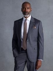 Purple Slim Fit Signature Zignone Check Suit: Jacket - Image 2 of 14