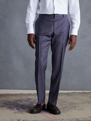 Lila - Zignone Signature-Anzughose in Slim Fit mit Karomuster - Bild 1 von 10