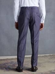 Lila - Zignone Signature-Anzughose in Slim Fit mit Karomuster - Bild 3 von 10