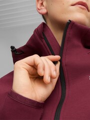 Puma Red EVOSTRIPE Womens Full-Zip Hoodie - Image 3 of 5