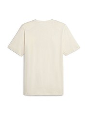 Puma White Mens Essentials Logo 100% Cotton T-Shirt - Image 5 of 5