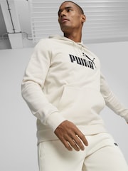 Puma White Essentials Big Logo Hoodie - Image 1 of 7