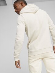 Puma White Essentials Big Logo Hoodie - Image 2 of 7