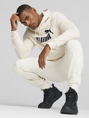 Puma White Essentials Big Logo Hoodie - Image 3 of 7