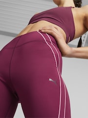 Puma Purple Womens Studio High Waist 7/8 Training Tights - Image 4 of 7