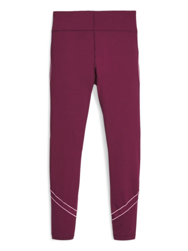 Puma Purple Womens Studio High Waist 7/8 Training Tights - Image 7 of 7