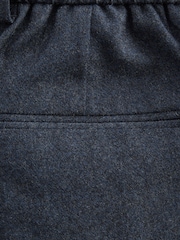 Blue Signature Zignone Italian Wool Flannel Slim Fit Formal Trousers - Image 7 of 8