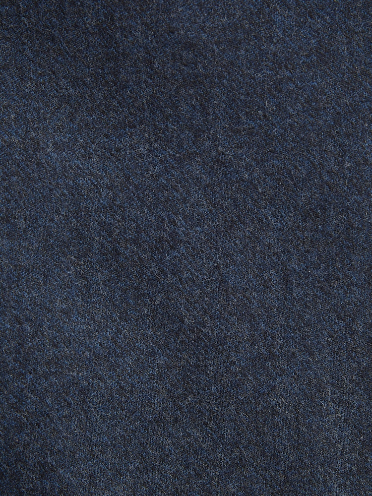 Blue Signature Zignone Italian Wool Flannel Slim Fit Formal Trousers - Image 8 of 8