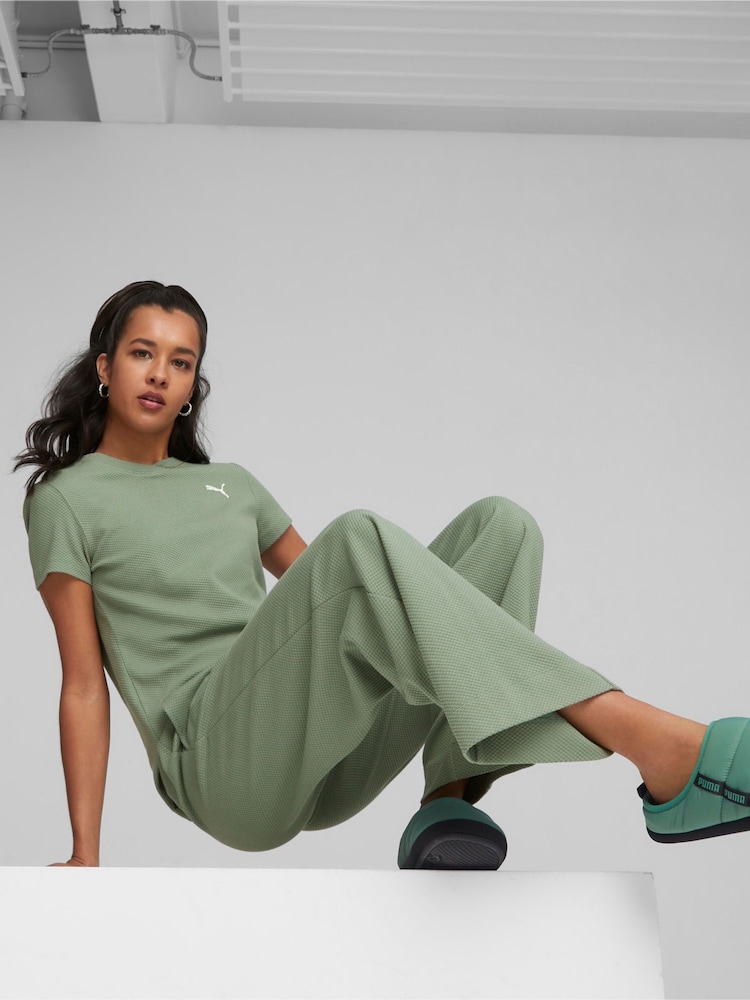 Puma Green Scuff Slippers - Image 7 of 10