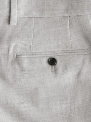 Gris - Coupe ajustée  Signature Tollegno Costume Pantalon - Image 7 de 8