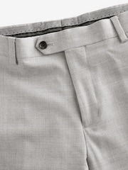 Gris - Coupe ajustée  Signature Tollegno Costume Pantalon - Image 8 de 8