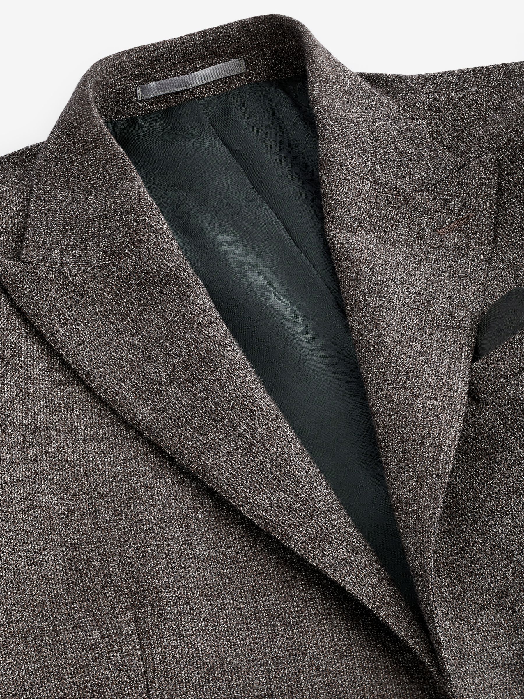 Buy Neutral Slim Fit Signature TG Di Fabio Italian Fabric