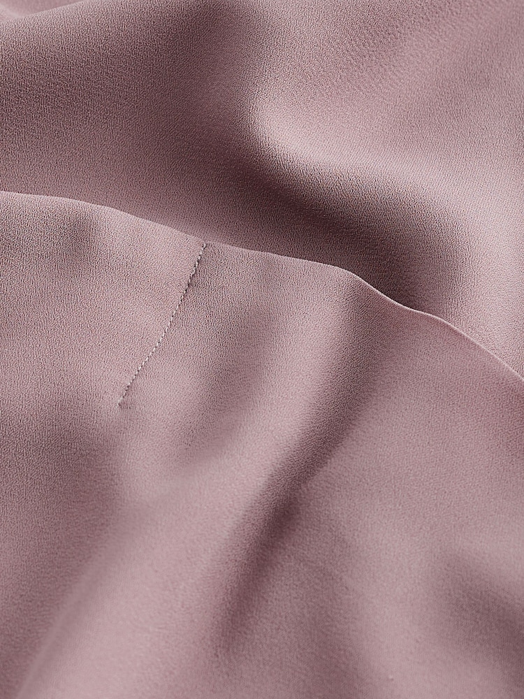 Mauve Purple Short Sleeve Overhead Top - Image 6 of 6