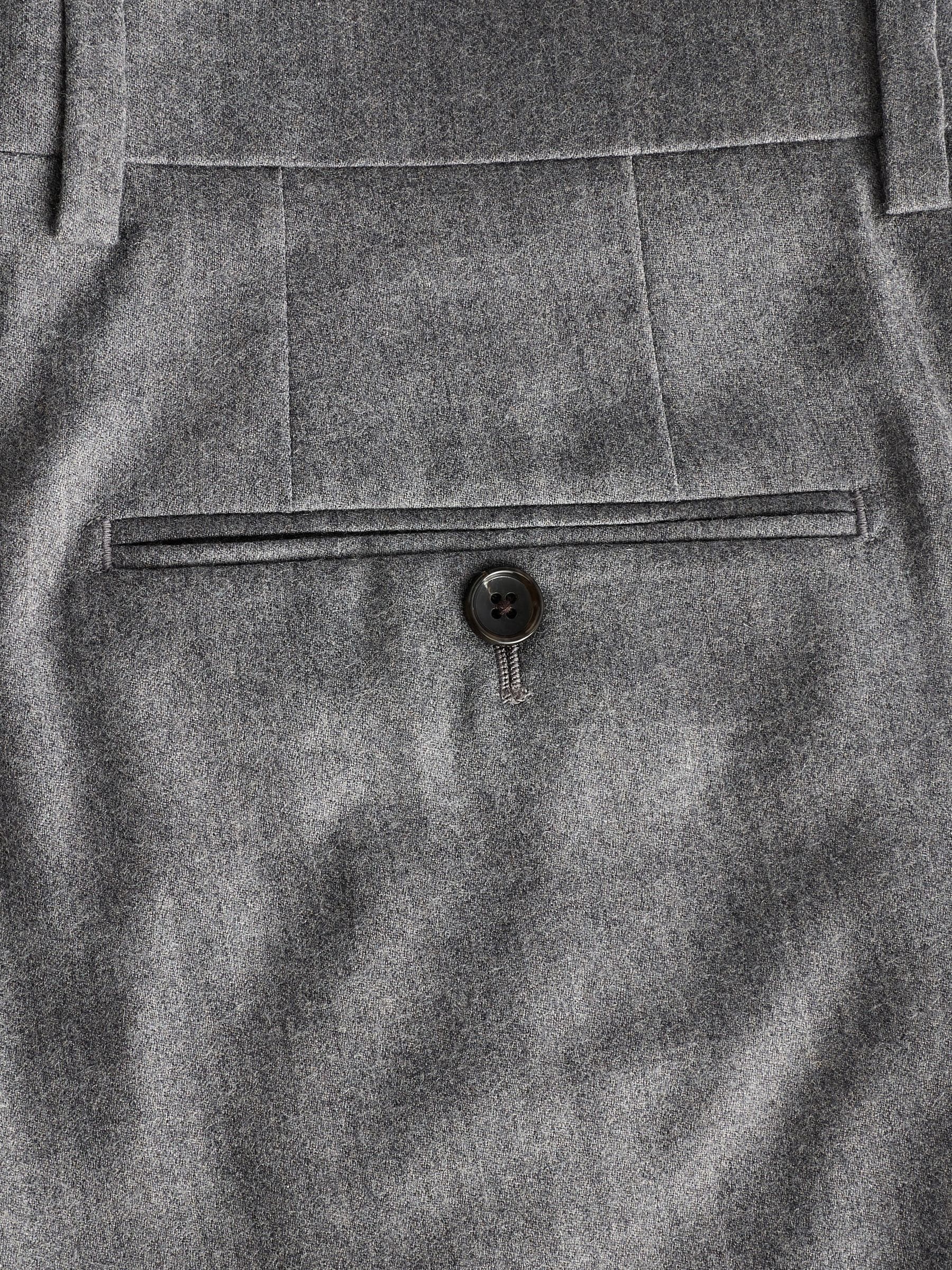 Buy Grey Slim Fit Signature Zignone Italian Wool Cashmere Blend