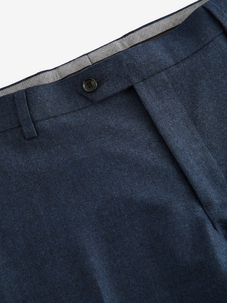 Bleu - Signature Zignone Flannel Suit Trousers - Image 7 of 9