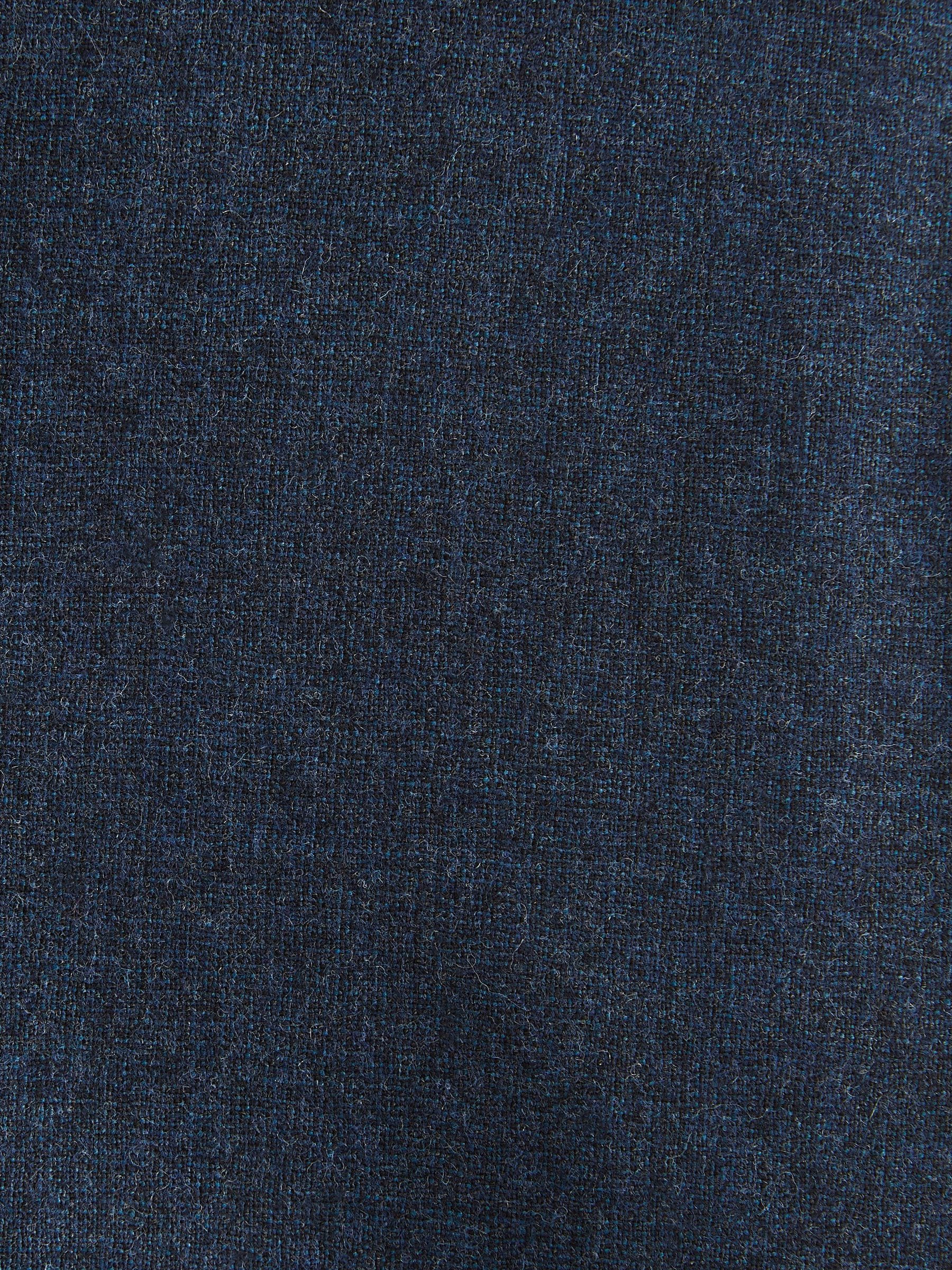 Buy Blue Slim Fit Signature Zignone Italian Wool Cashmere Blend