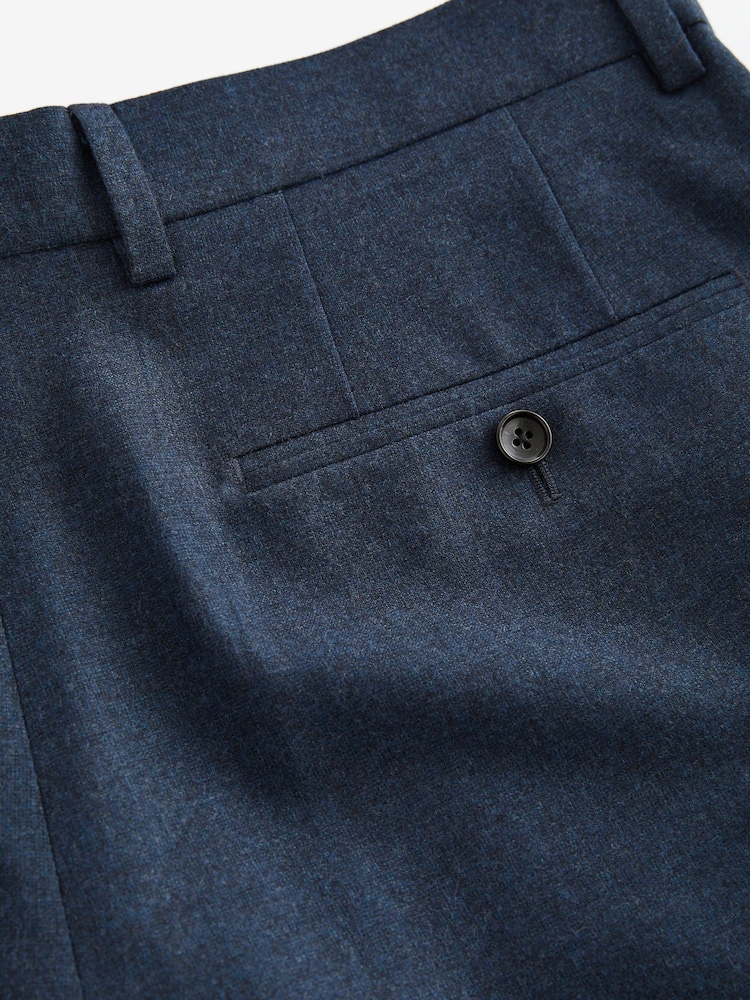 Bleu - Signature Zignone Flannel Suit Trousers - Image 9 of 9