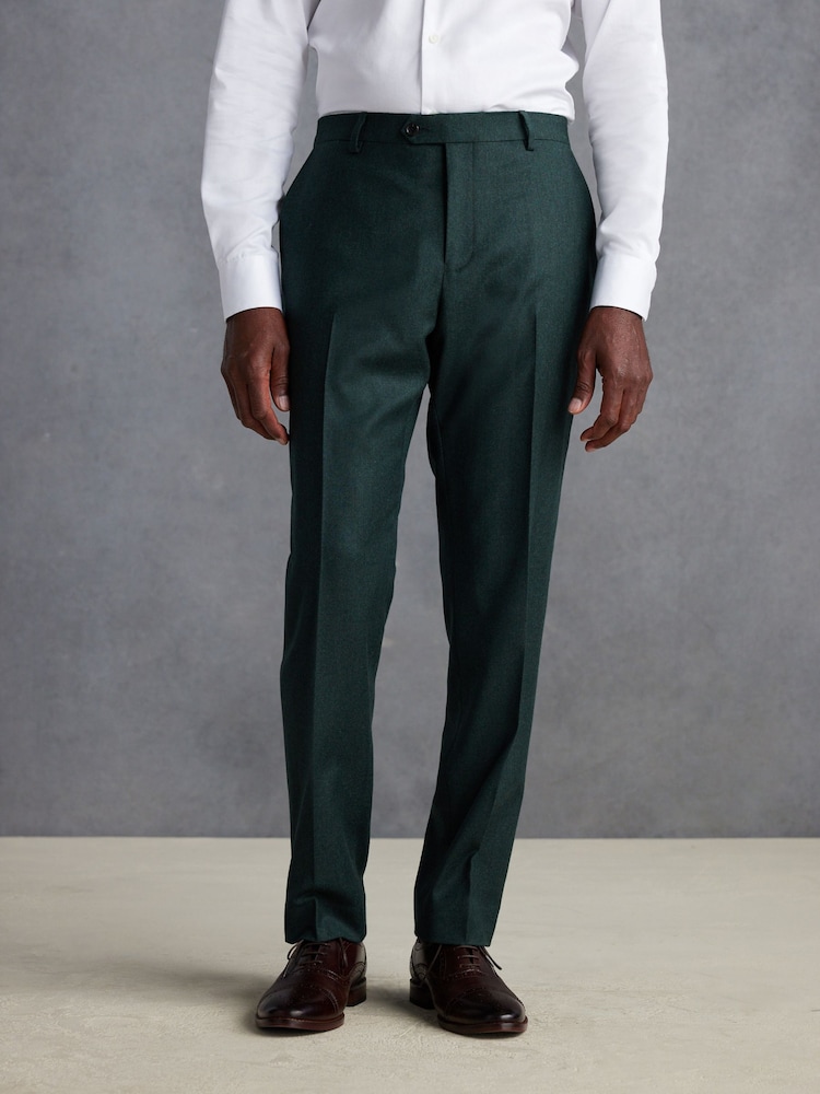 أخضر - تلبيس ضيق - Signature Zignone Flannel Suit Trousers - صورة 1 من 9 أخضر - تلبيس ضيق - Signature Zignone Flannel Suit Trousers - صورة 1 من 9